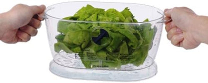 Prep Solutions by  Lettuce Keeper Produce Storage Container,4.7 Quarts,Green (Lks-06),(Pack of 3)
