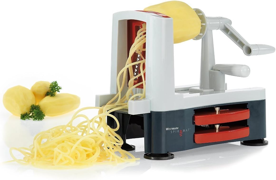 Stainless Steel Tri-Blade Vegetable Spiral Slicer Spiralizer