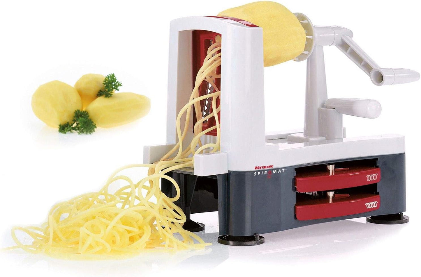 Stainless Steel Tri-Blade Vegetable Spiral Slicer Spiralizer